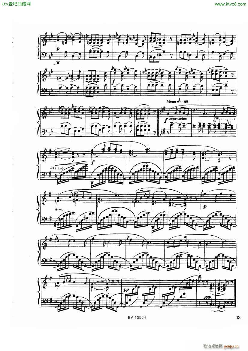 guastavino 10 preludios para piano(钢琴谱)12