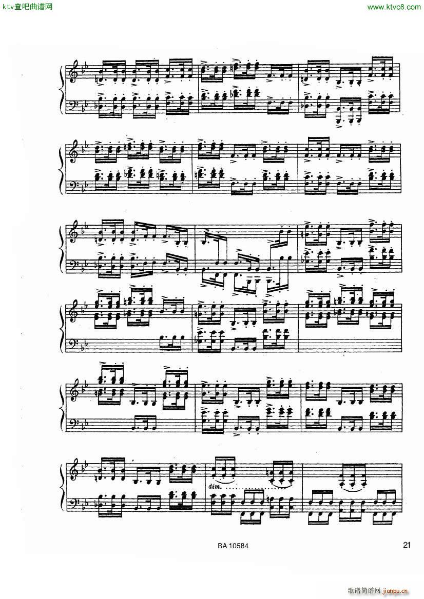 guastavino 10 preludios para piano(钢琴谱)20