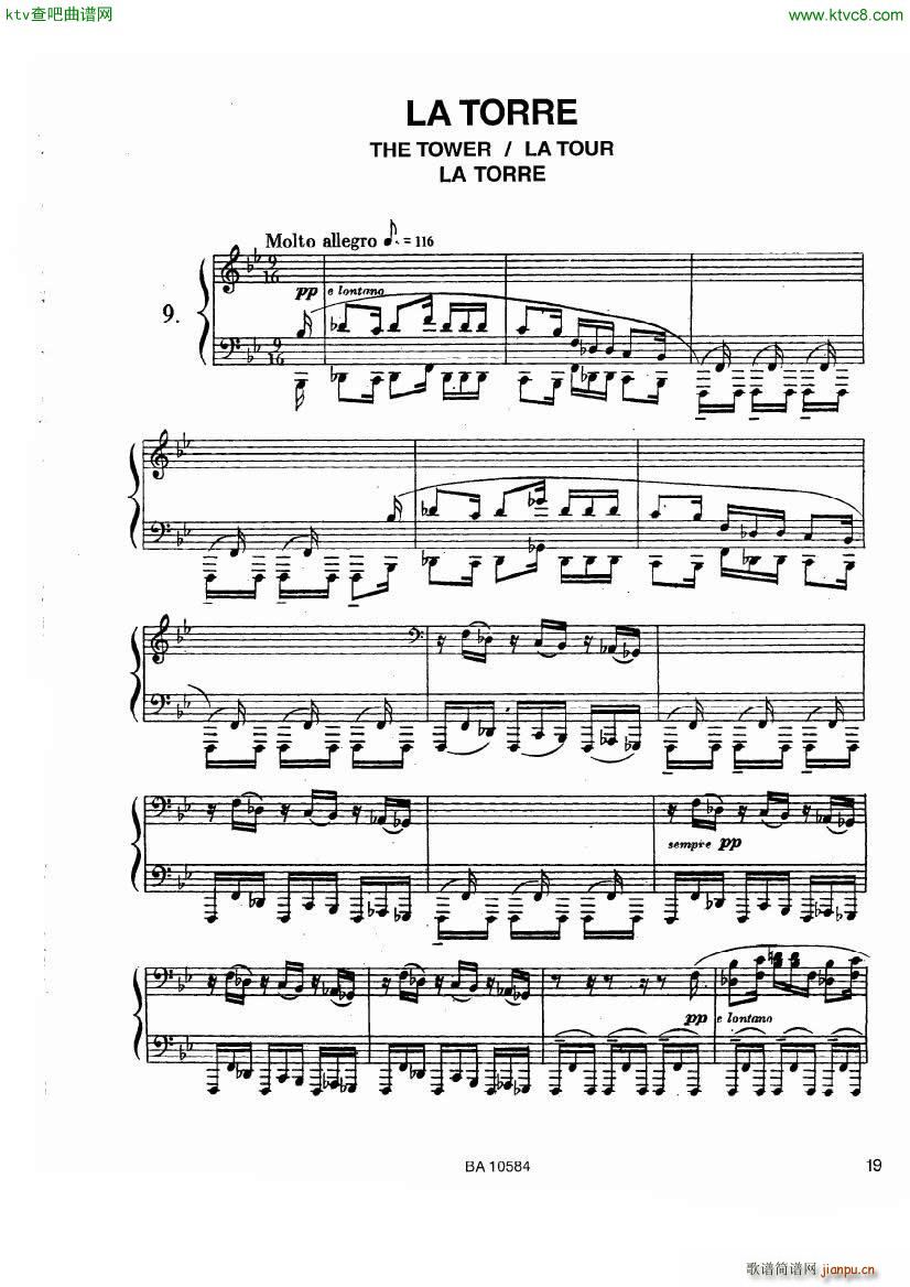 guastavino 10 preludios para piano(钢琴谱)18