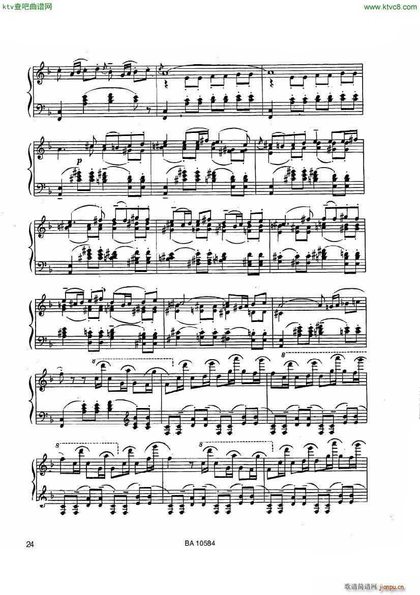 guastavino 10 preludios para piano(钢琴谱)23