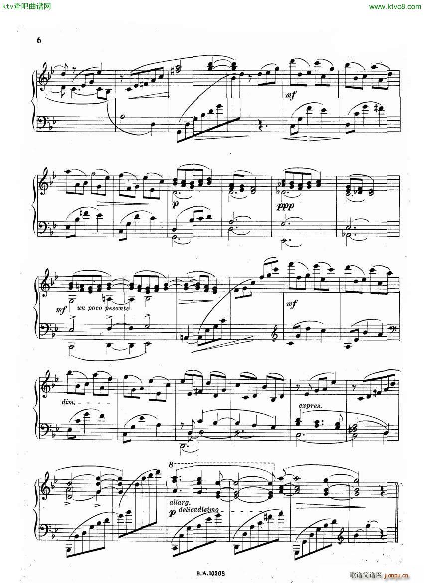 Guastavino Sonatina(钢琴谱)5