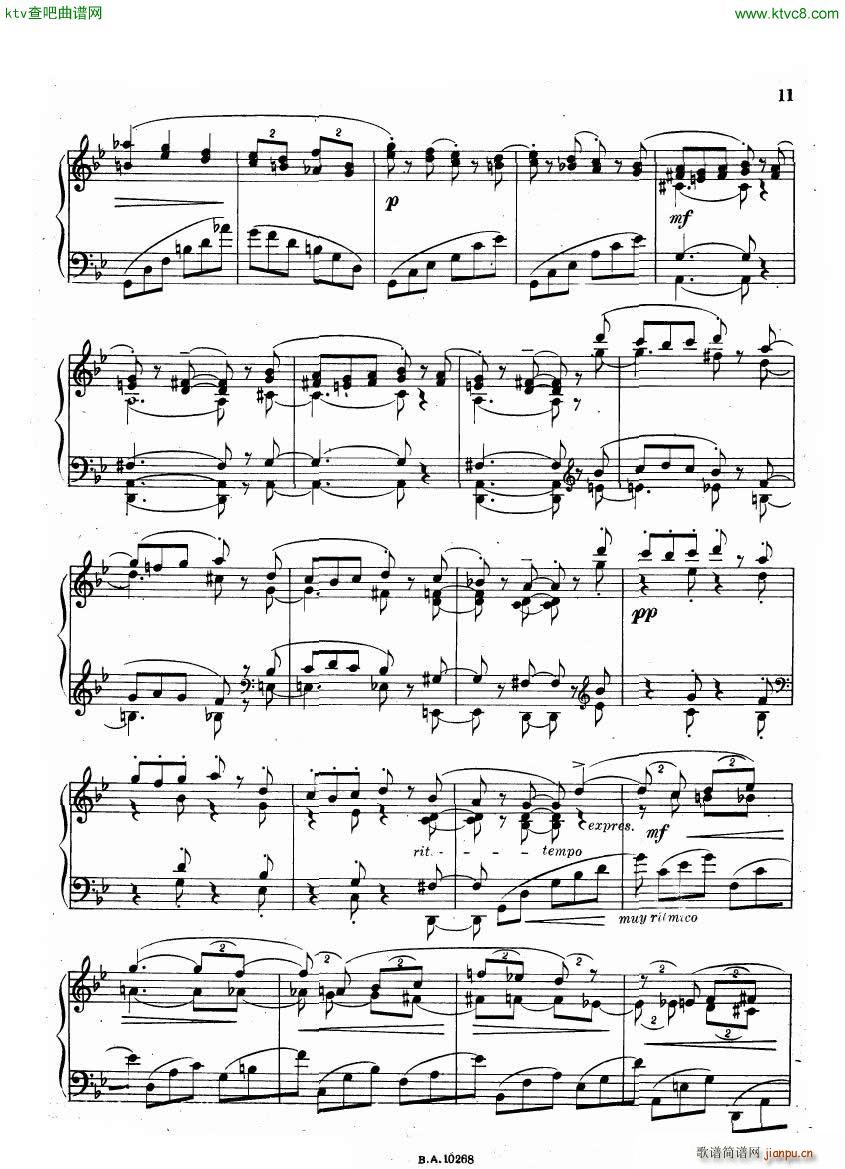 Guastavino Sonatina(钢琴谱)10