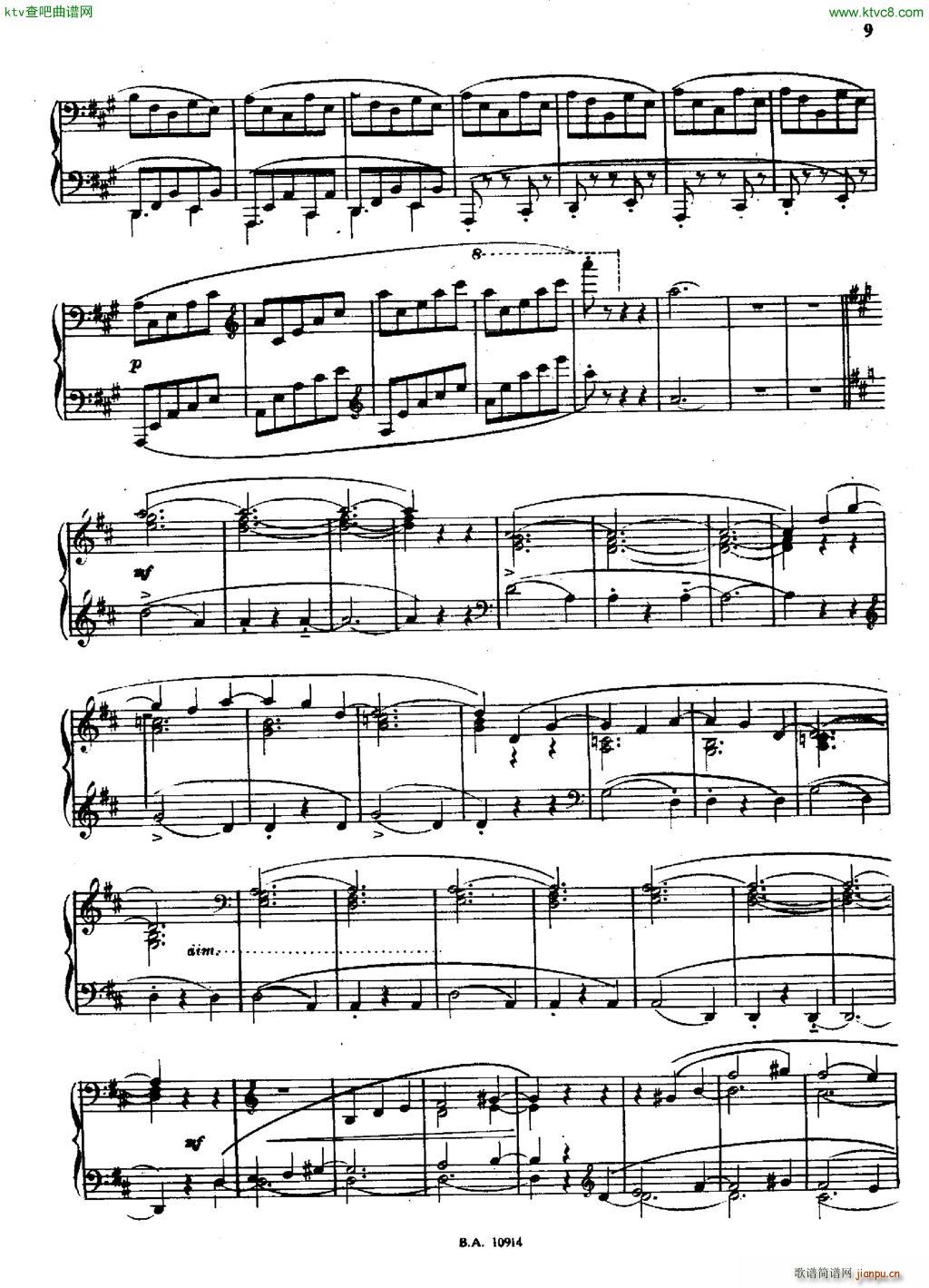 Guastavino Sonata(钢琴谱)8