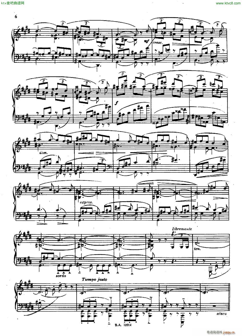 Guastavino Sonata(钢琴谱)5