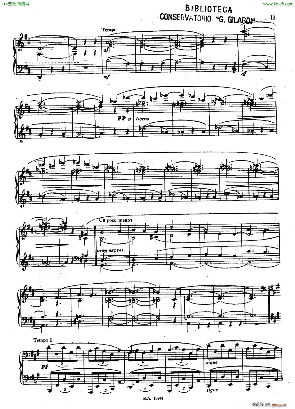 Guastavino Sonata(钢琴谱)10