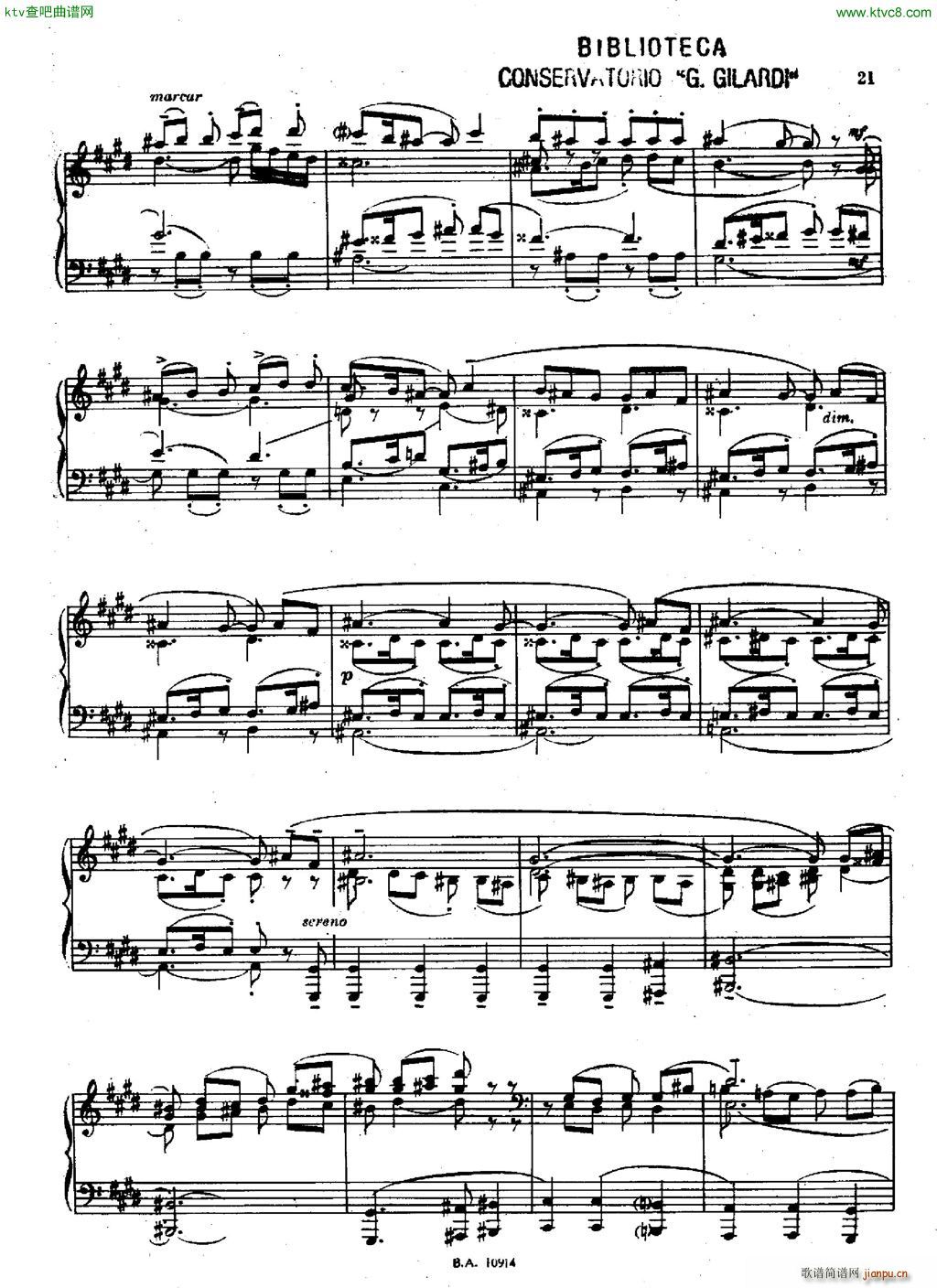 Guastavino Sonata(钢琴谱)20