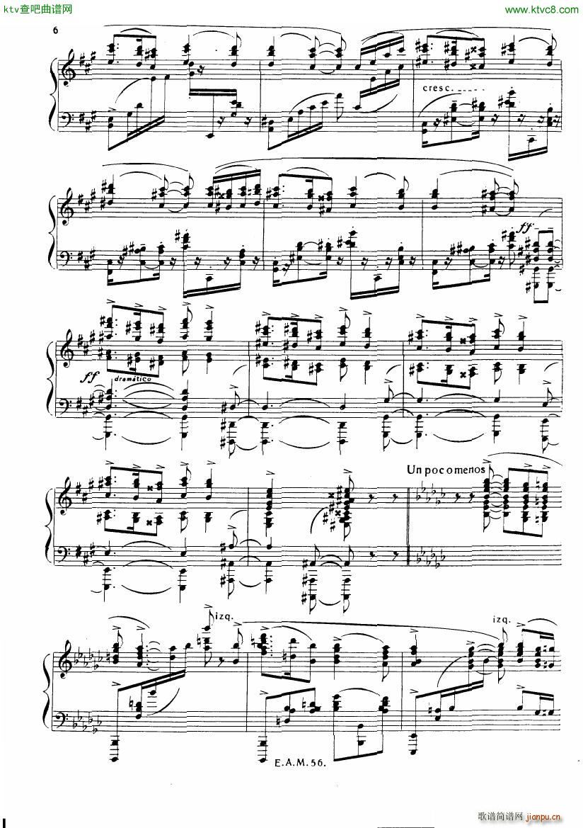 Guastavino Las Ninas(钢琴谱)5