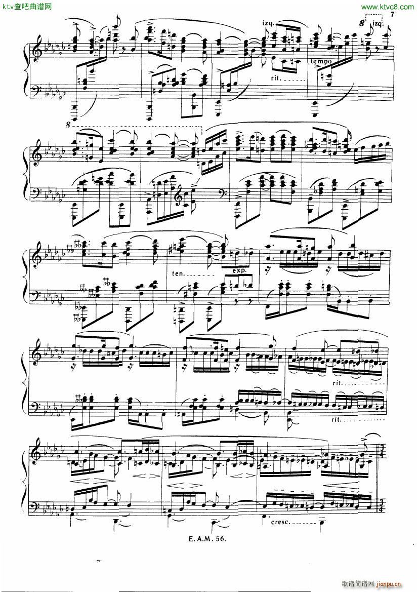 Guastavino Las Ninas(钢琴谱)6