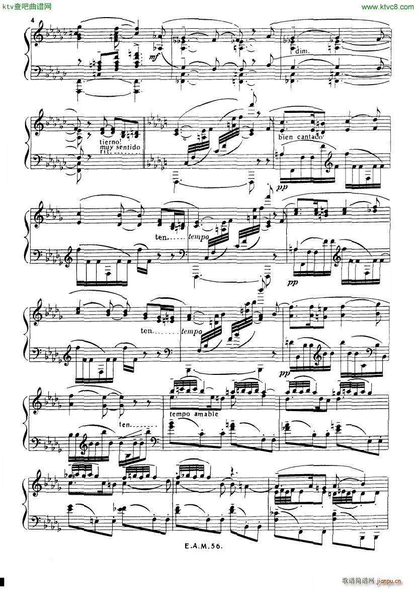 Guastavino Las Ninas(钢琴谱)3