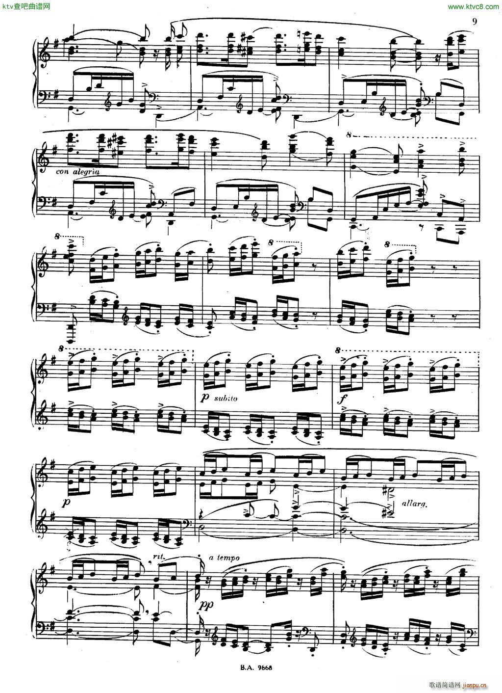 Guastavino La Siesta Tres Preludios(钢琴谱)8