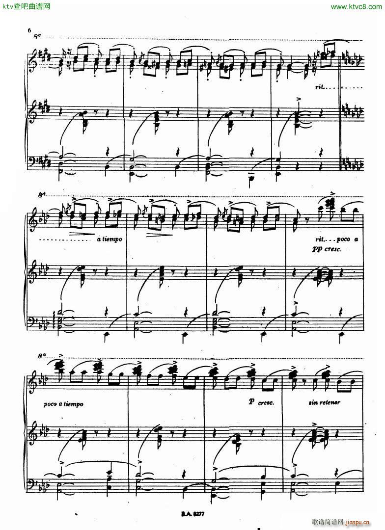 Guastavino Gato(钢琴谱)5