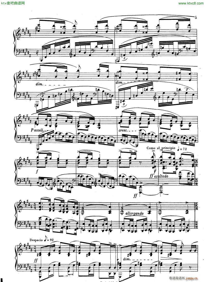 Guastavino Estilo A la manera popular(钢琴谱)3