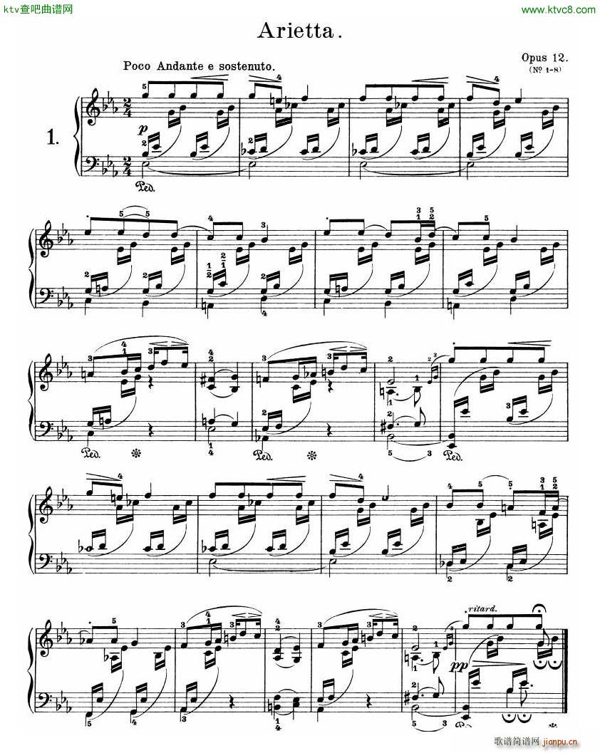 Grieg Lyric Pieces Op 12(钢琴谱)1