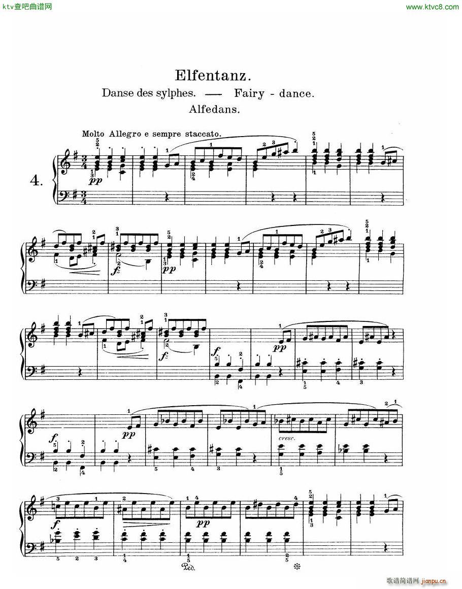 Grieg Lyric Pieces Op 12(钢琴谱)6