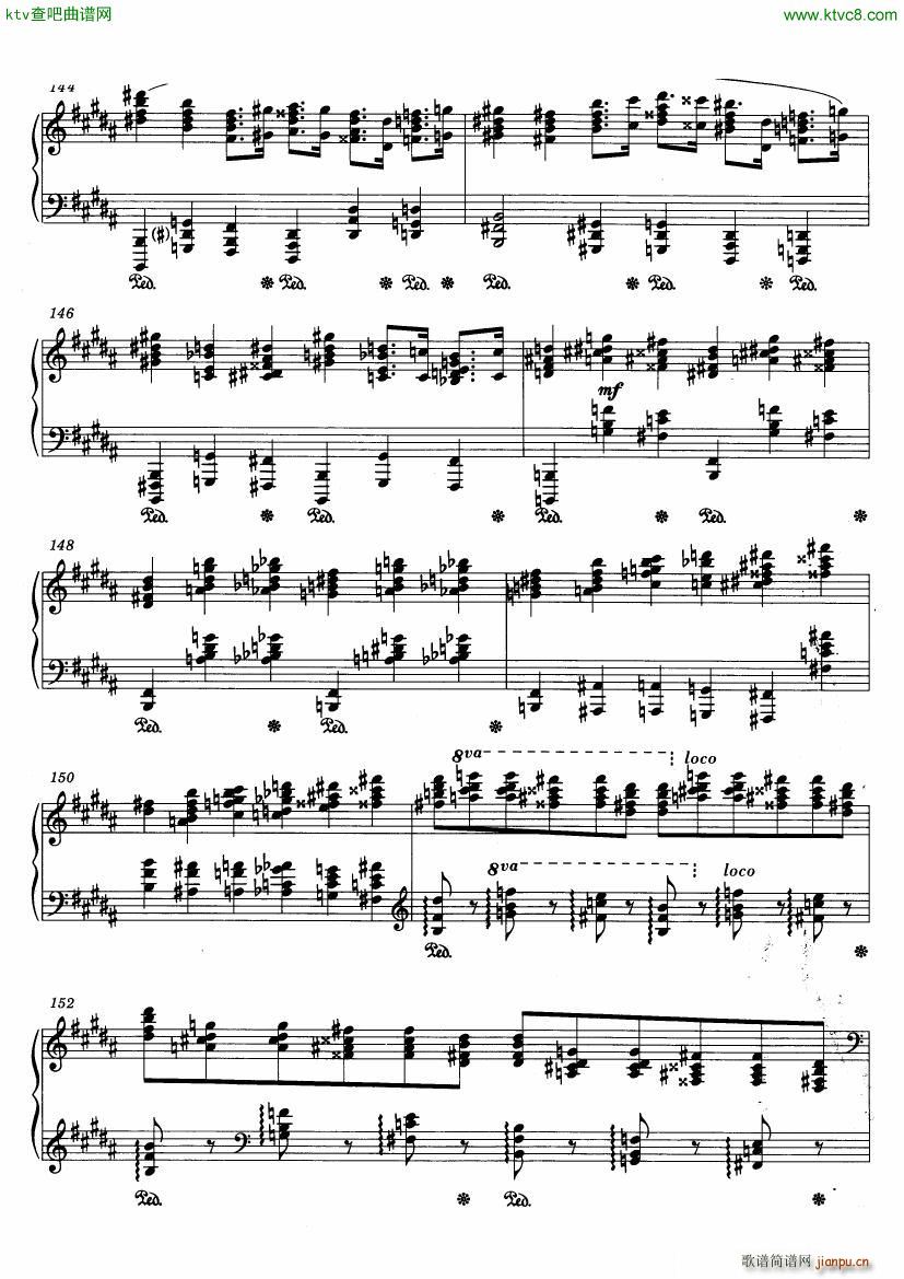 Griffes The Pleasure Dome of Kubla Khan(钢琴谱)16