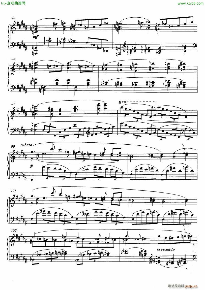 Griffes The Pleasure Dome of Kubla Khan(钢琴谱)10