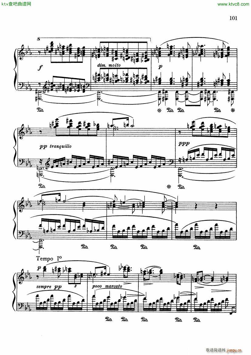 griffes op5 Three tone pictures(钢琴谱)7