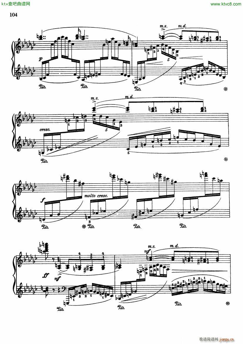 griffes op5 Three tone pictures(钢琴谱)10