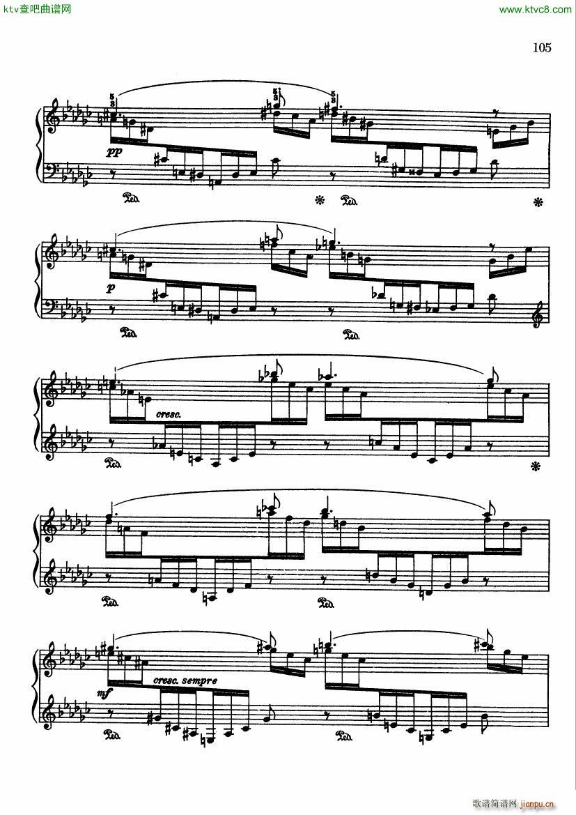 griffes op5 Three tone pictures(钢琴谱)11