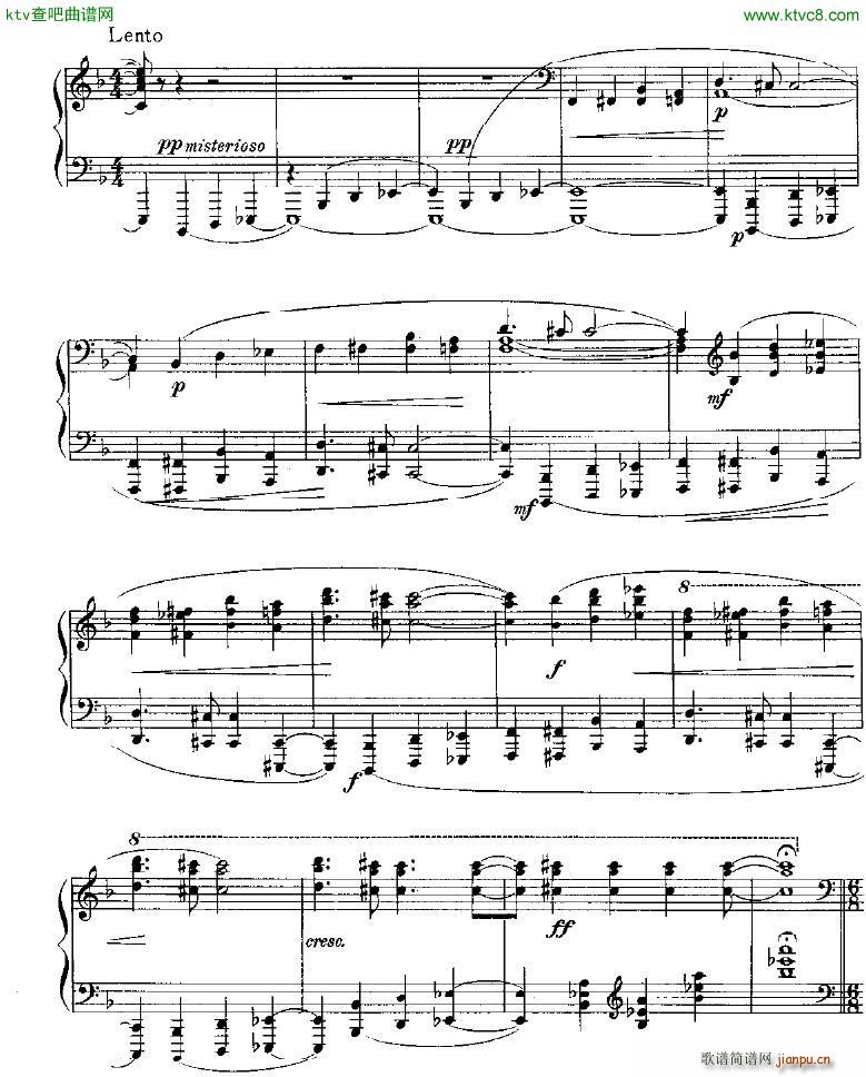 Charles Tomlinson Griffes Piano Sonata 1919(钢琴谱)27