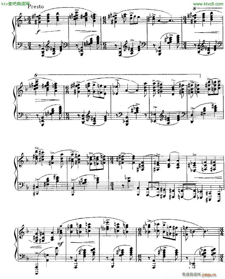 Charles Tomlinson Griffes Piano Sonata 1919(钢琴谱)29