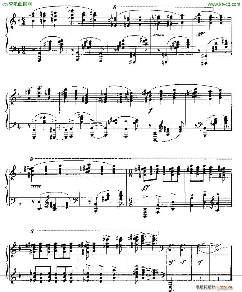 Charles Tomlinson Griffes Piano Sonata 1919(钢琴谱)30
