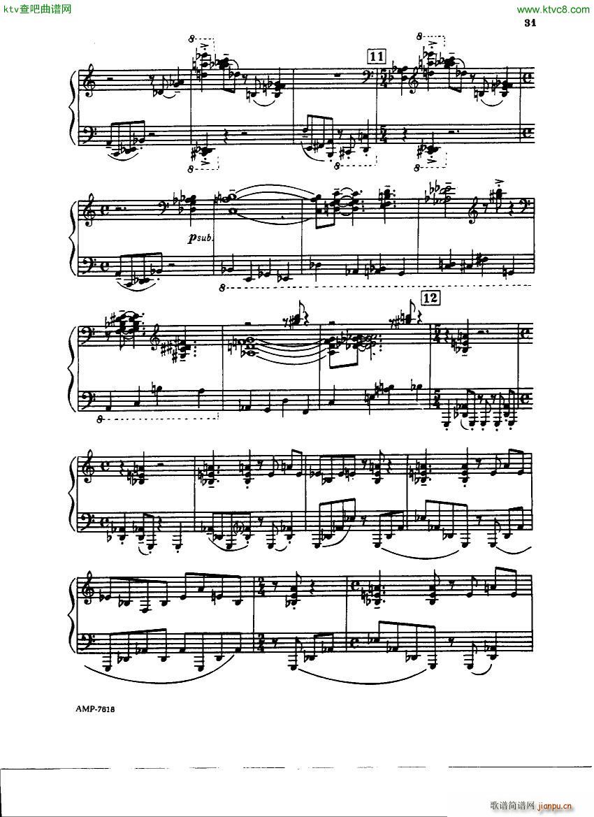 Gubaidulina Sofia Piano Sonata(钢琴谱)10