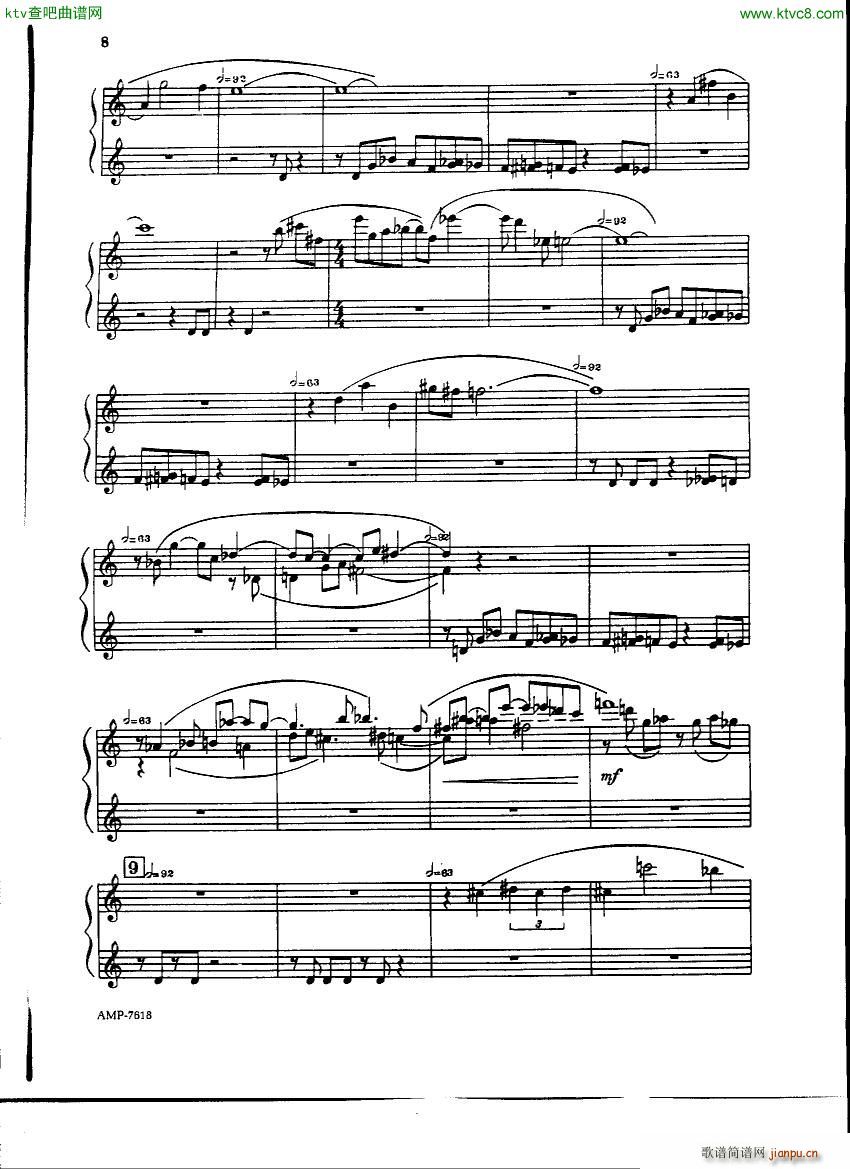 Gubaidulina Sofia Piano Sonata(钢琴谱)6