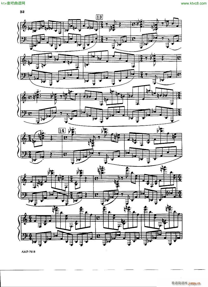 Gubaidulina Sofia Piano Sonata(钢琴谱)30