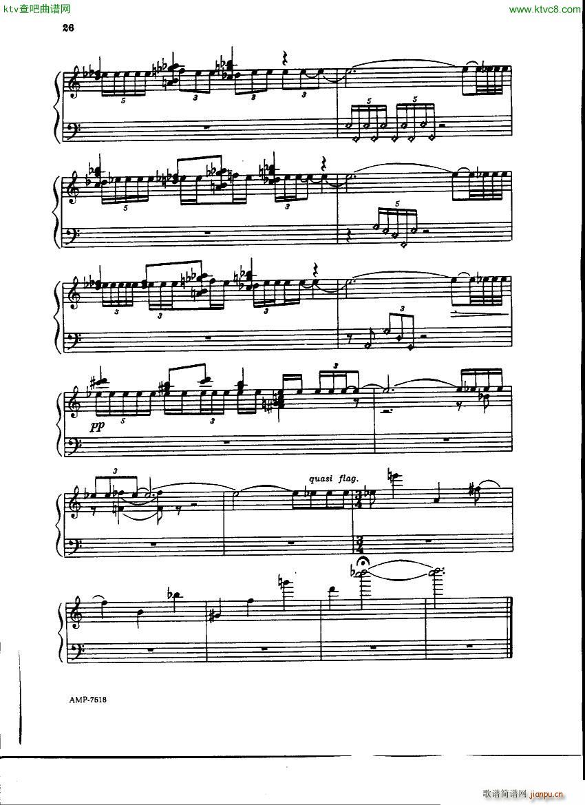 Gubaidulina Sofia Piano Sonata(钢琴谱)24