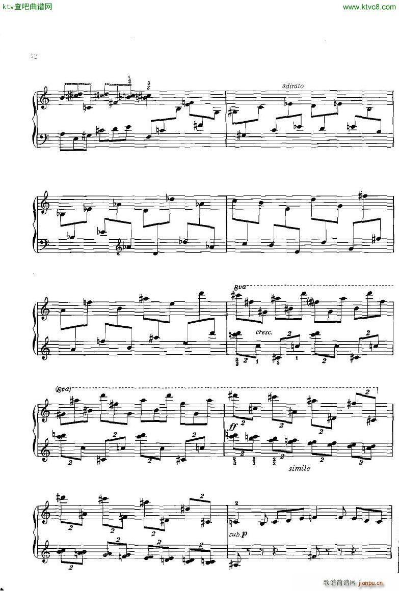 Gubaidulina Chacona(钢琴谱)5