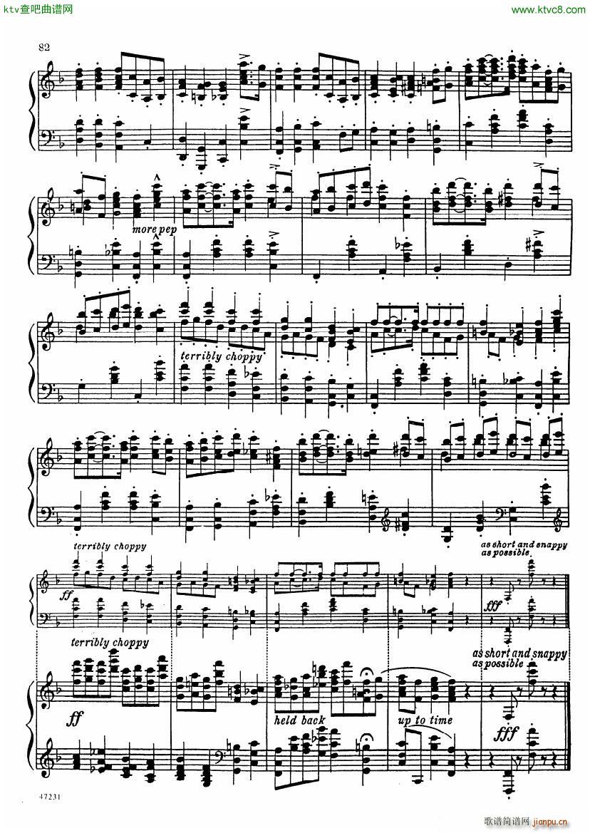 Guion Turkey in the Straw(钢琴谱)5