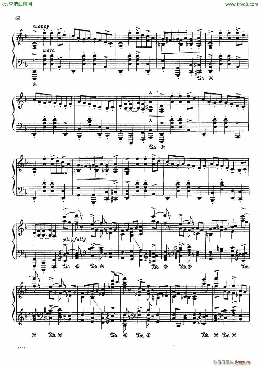 Guion Turkey in the Straw(钢琴谱)3