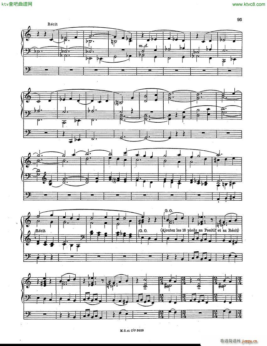Guiraud Georges Offertoire Pascal organ(钢琴谱)3