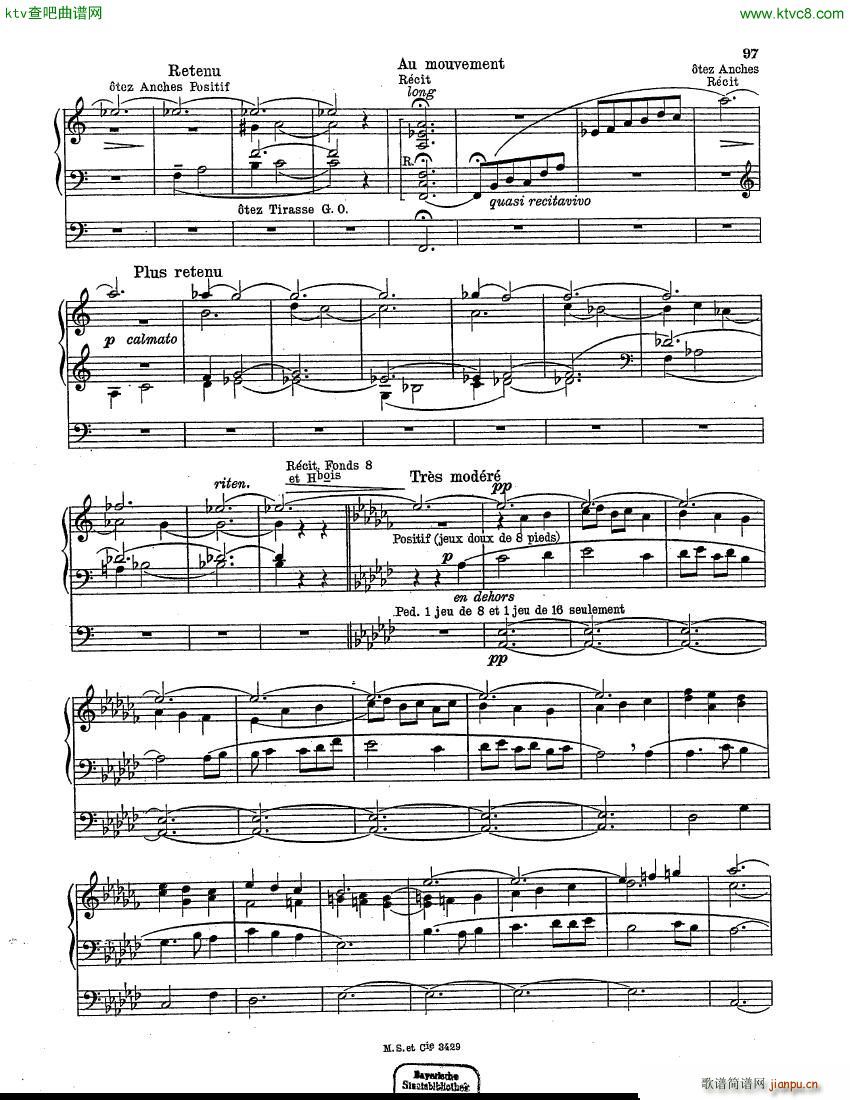 Guiraud Georges Offertoire Pascal organ(钢琴谱)5