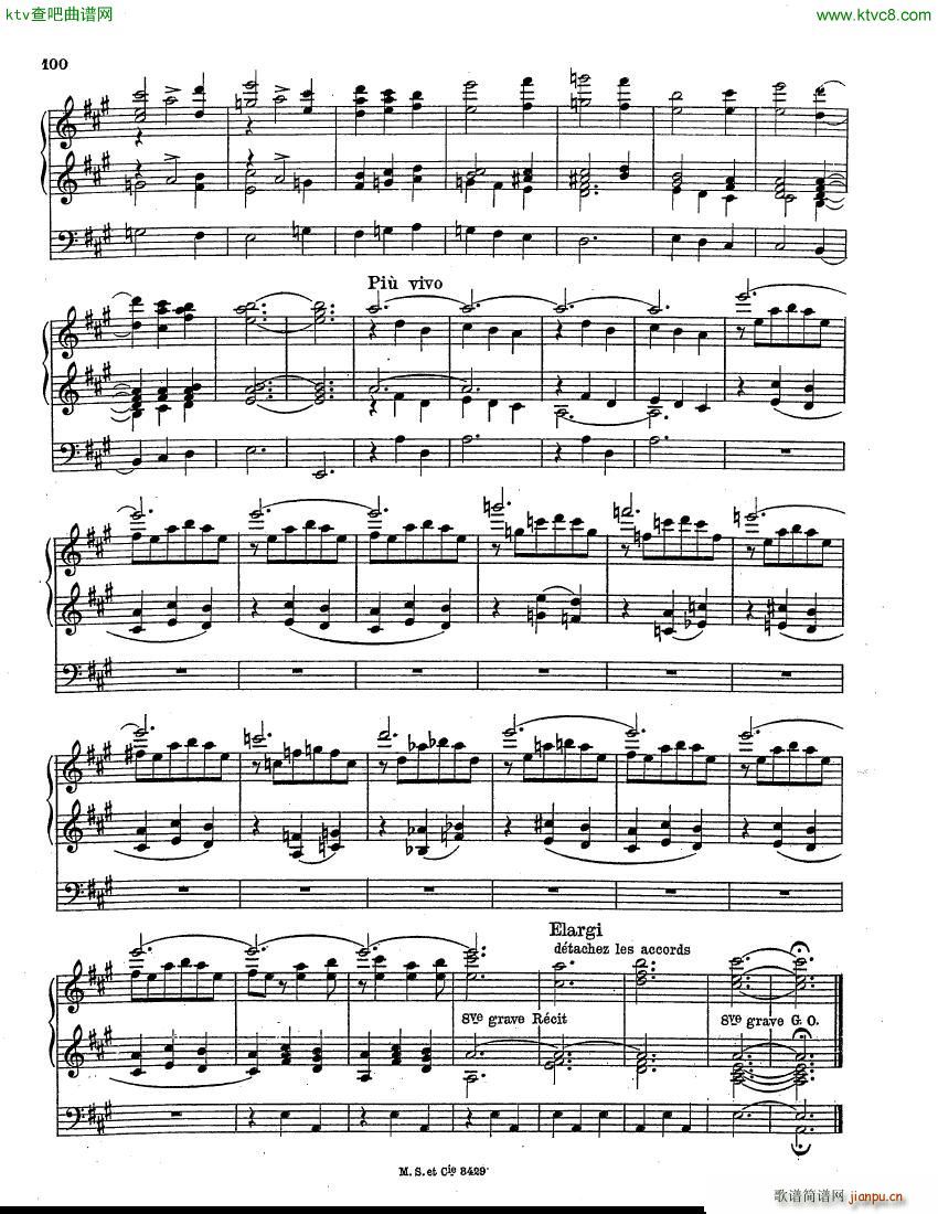 Guiraud Georges Offertoire Pascal organ(钢琴谱)8