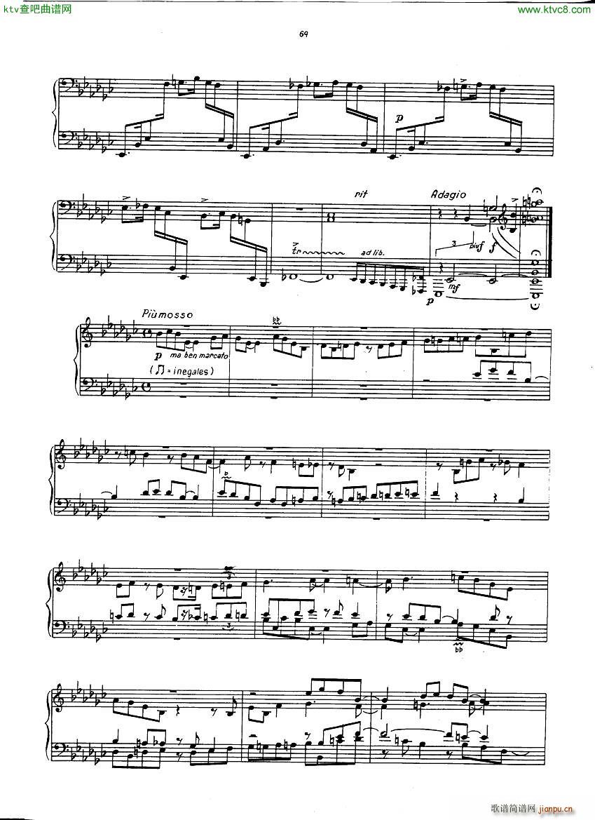 Gulda Prelude Fugue(钢琴谱)6