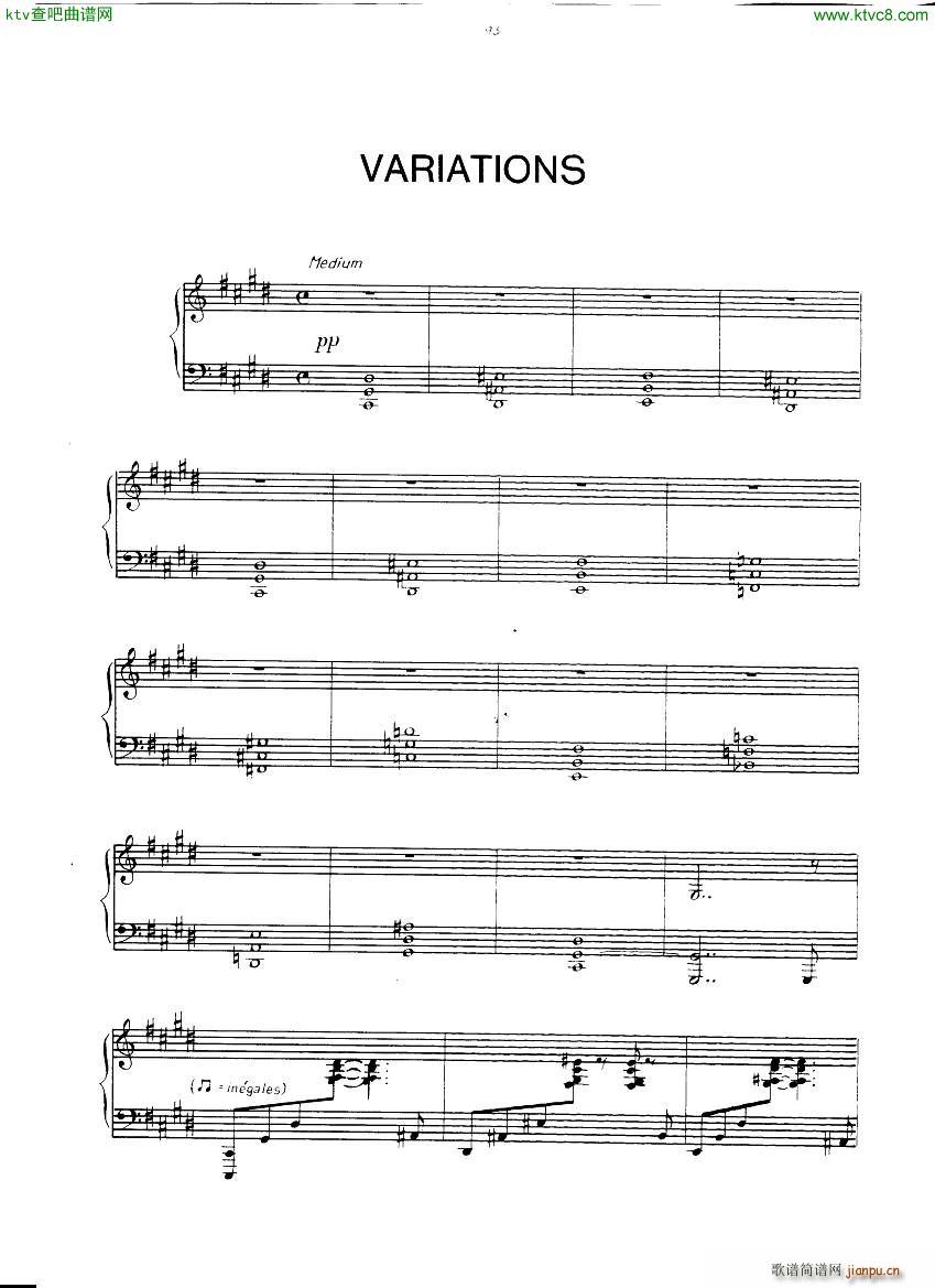 Gulda Variations(钢琴谱)1