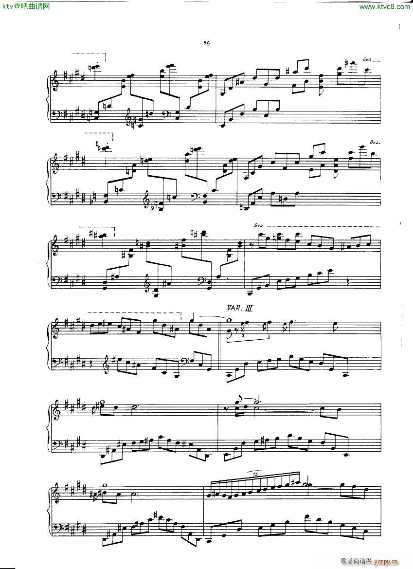 Gulda Variations(钢琴谱)6