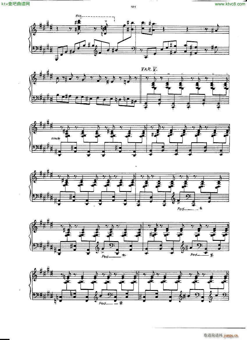 Gulda Variations(钢琴谱)9