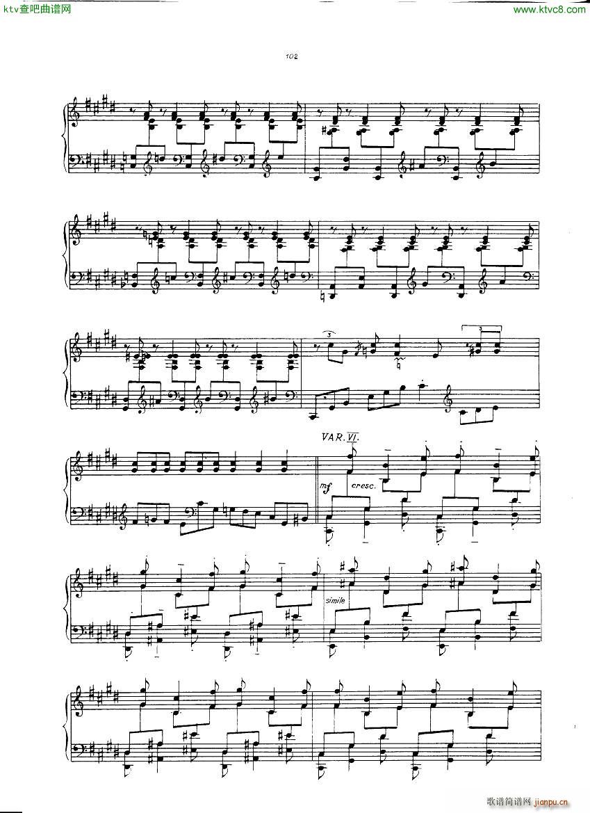 Gulda Variations(钢琴谱)10