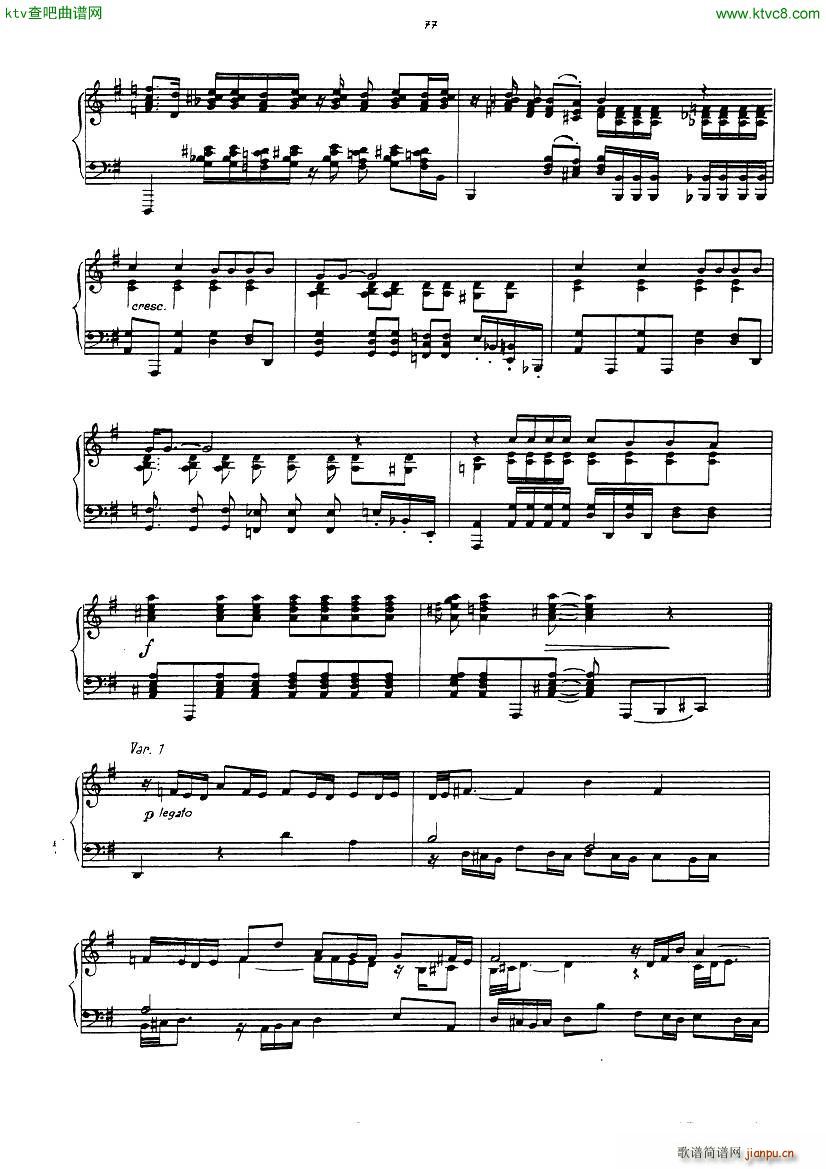 gulda variations on light my fire(钢琴谱)3