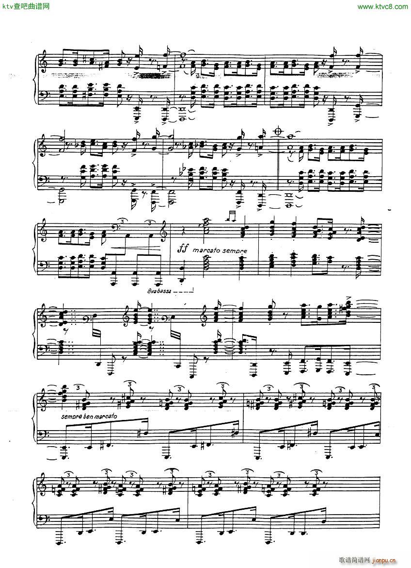 Gulda Sonatine(钢琴谱)7