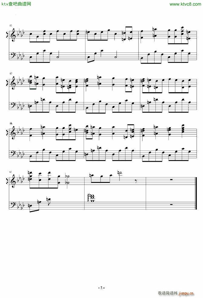 奏之曲变奏曲(钢琴谱)3