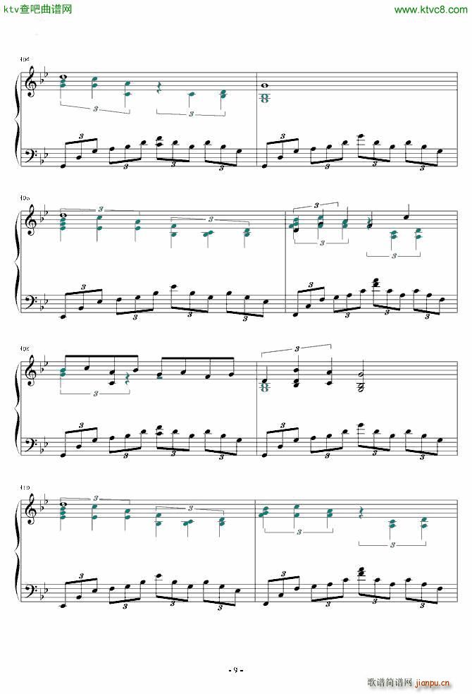 EASY 少女が見た日本の原風景(钢琴谱)9