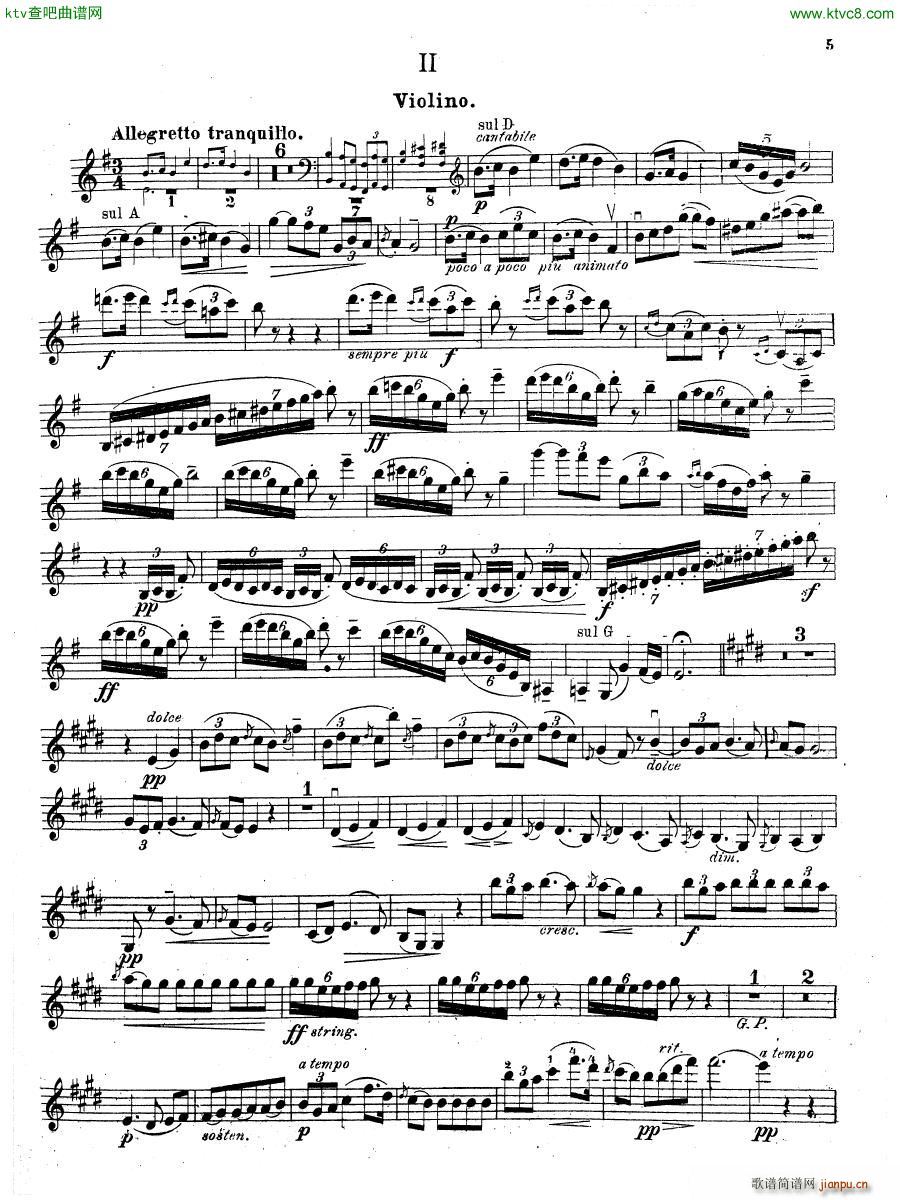 Grieg Violin Sonata 2 G dur op 13(钢琴谱)20