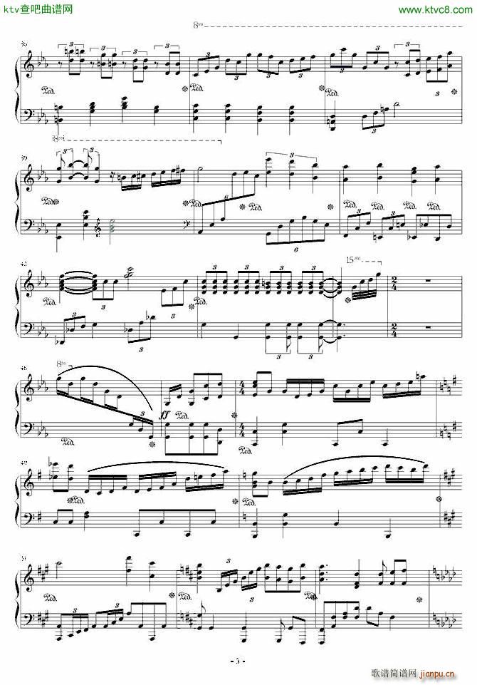 第一钢琴协奏曲蝎火(钢琴谱)3