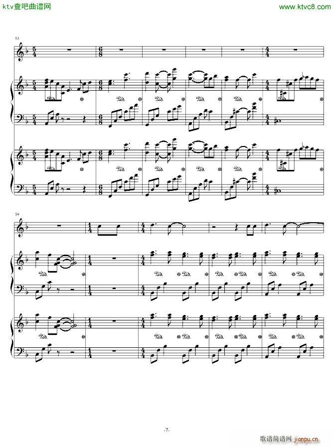 Last regrets(钢琴谱)7