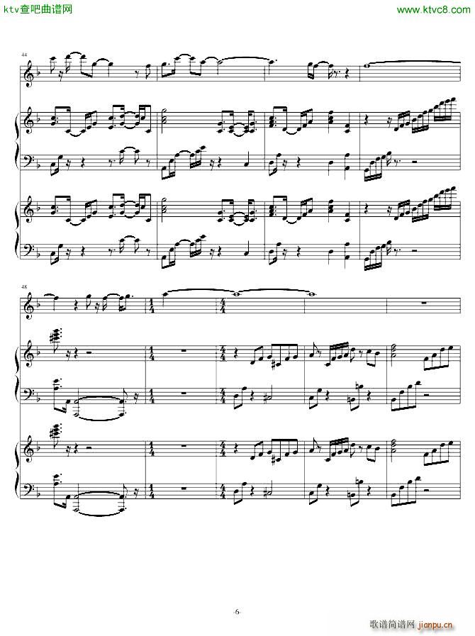 Last regrets(钢琴谱)6