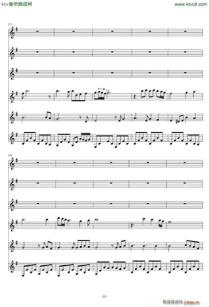 相思染(钢琴谱)14